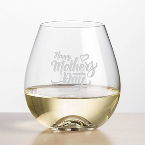 Boston Stemless Wine - Deep Etch