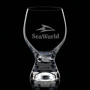 Octavia Beer Glass - Deep Etch