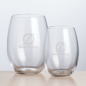 Carlita Stemless Wine - Deep Etch 