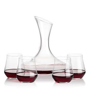 Madagascar Carafe & Bretton Stemless Wine