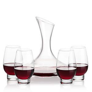Madagascar Carafe & Glenarden Stemless Wine