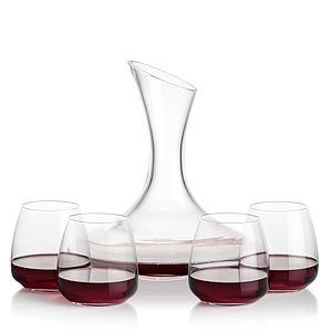 Madagascar Carafe & Hogarth Stemless Wine