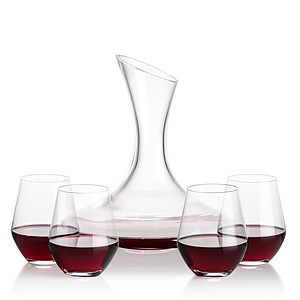 Madagascar Carafe & Reina Stemless Wine
