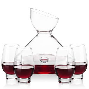 Woodbury Carafe & Glenarden Stemless Wine
