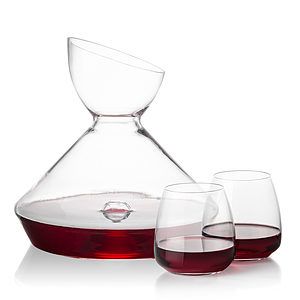 Woodbury Carafe & Hogarth Stemless Wine