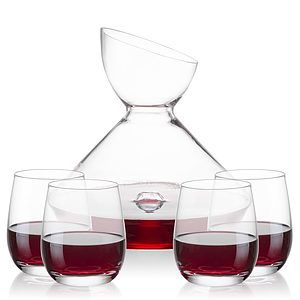 Woodbury Carafe & Salem Stemless Wine