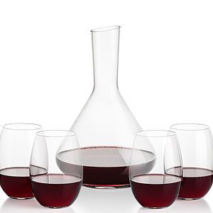 Terrassa Carafe & Carlita Stemless Wine