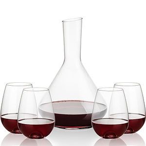 Terrassa Carafe & Edderton Stemless Wine