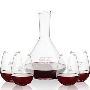 Terrassa Carafe & Edderton Stemless Wine
