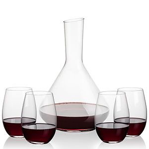 Terrassa Carafe & Laurent Stemless Wine