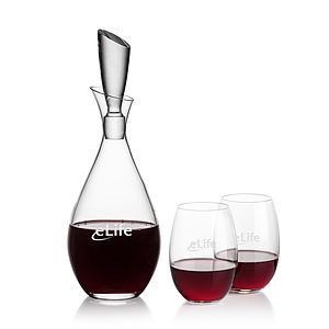 Juliette Decanter & Carlita Stemless Wine