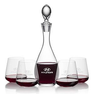 Malvern Decanter & Breckland Stemless Wine