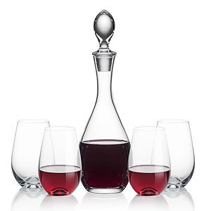 Malvern Decanter & Boston Stemless Wine