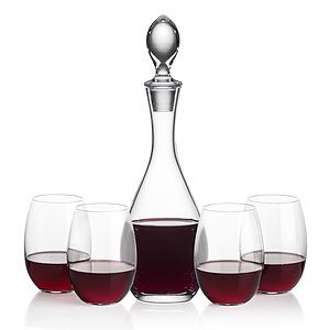 Malvern Decanter & Carlita Stemless Wine