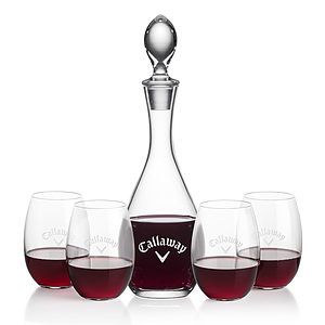 Malvern Decanter & Carlita Stemless Wine
