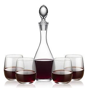 Malvern Decanter & Crestview Stemless Wine