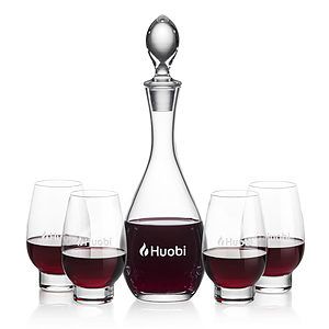 Malvern Decanter & Glenarden Stemless Wine