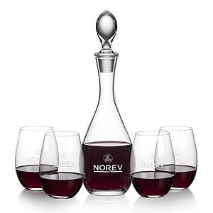 Malvern Decanter & Laurent Stemless Wine