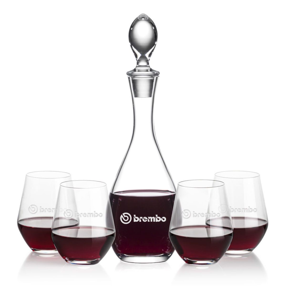 Malvern Decanter & Reina Stemless Wine