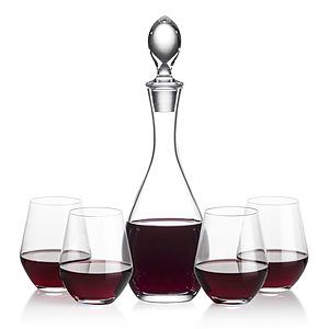 Malvern Decanter & Reina Stemless Wine