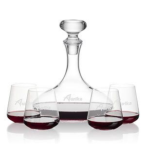 Stratford Decanter & Breckland Stemless Wine
