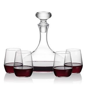 Stratford Decanter & Germain Stemless Wine