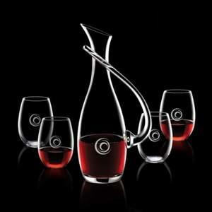Uxbridge Carafe & Carlita Stemless Wine