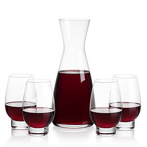 Portofino Carafe & Glenarden Stemless Wine