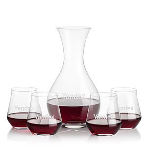 Adelita Carafe & Bretton Stemless Wine