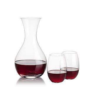 Adelita Carafe &  Carlita Stemless Wine