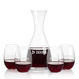 Barham Carafe & Carlita Stemless Wine