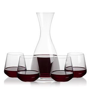 Barham Carafe & Cannes Stemless Wine