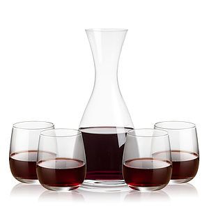 Barham Carafe & Crestview Stemless Wine