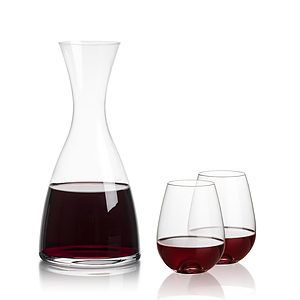 Barham Carafe & Edderton Stemless Wine