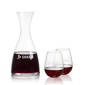 Barham Carafe & Edderton Stemless Wine
