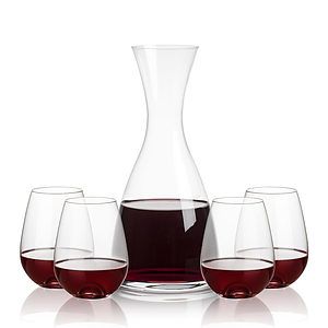 Barham Carafe & Edderton Stemless Wine