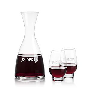 Barham Carafe & Glenarden Footed Wine