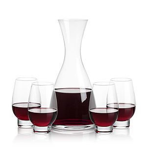 Barham Carafe & Glenarden Footed Wine
