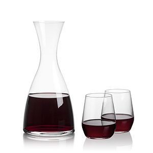 Barham Carafe & Germain Stemless Wine