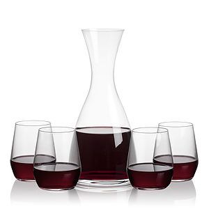 Barham Carafe & Germain Stemless Wine