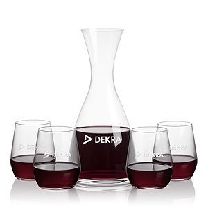 Barham Carafe & Germain Stemless Wine