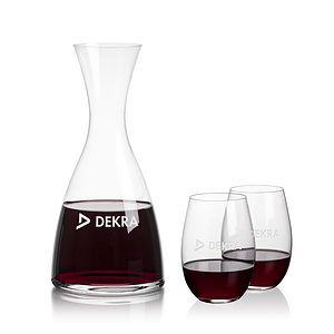 Barham Carafe & Laurent Stemless Wine