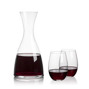 Barham Carafe & Laurent Stemless Wine