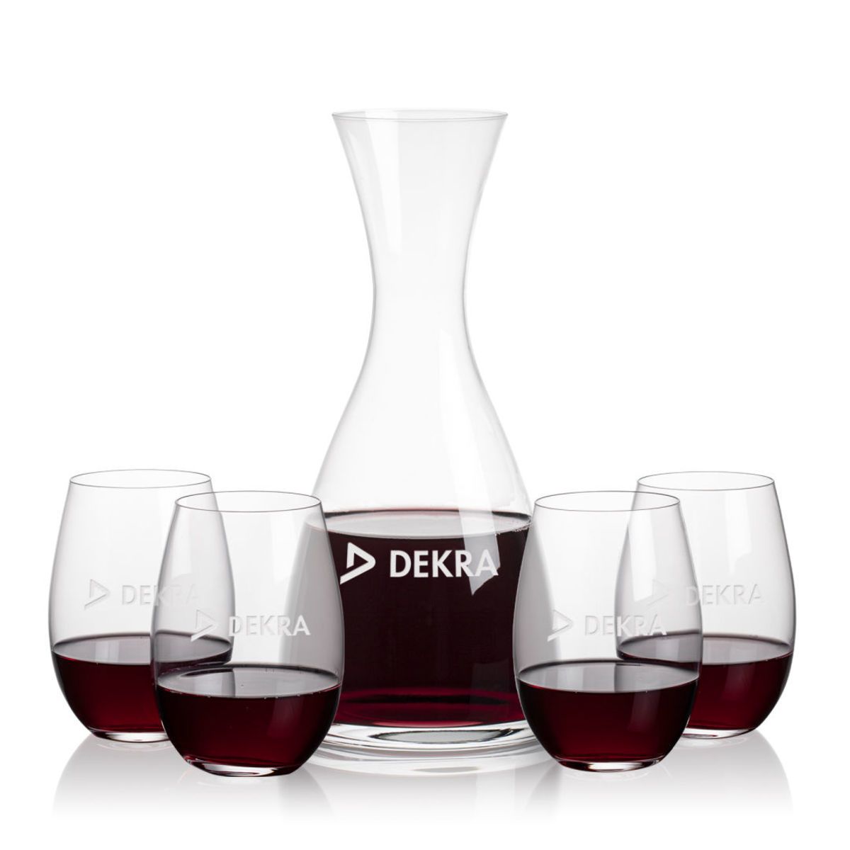 Barham Carafe & Laurent Stemless Wine