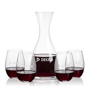 Barham Carafe & Laurent Stemless Wine