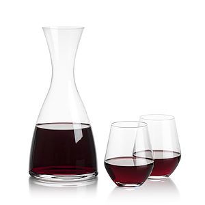 Barham Carafe & Reina Stemless Wine