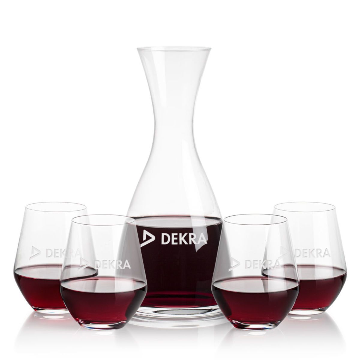 Barham Carafe & Reina Stemless Wine
