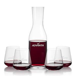 Caldmore Carafe & Breckland Stemless Wine