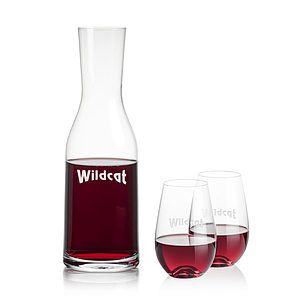 Caldmore Carafe & Boston Stemless Wine