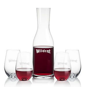 Caldmore Carafe & Boston Stemless Wine